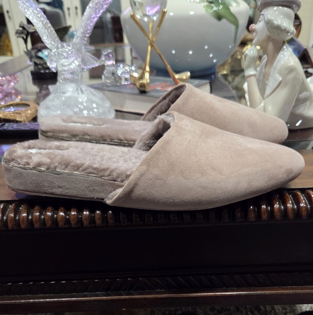 Ross&Snow Cozy Women's Slippers in Tan Handmade Made In Italy